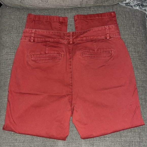 EUC LOFT Women’s Chino Pants in size 14 - white, charcoal grey, red, and green - Picture 8 of 12